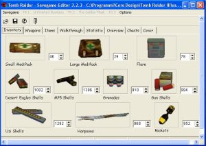 Tomb Raider Savegame Editor