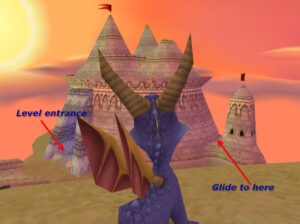 Spyro the Dragon Cliff town hidden gems