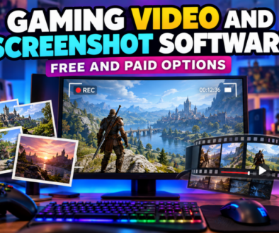 Video editing and screenshot software